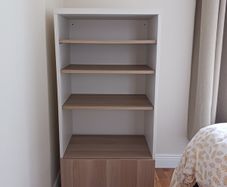 Besta cabinet with 4 shelves and 1 deepdrawer. Perfect condition