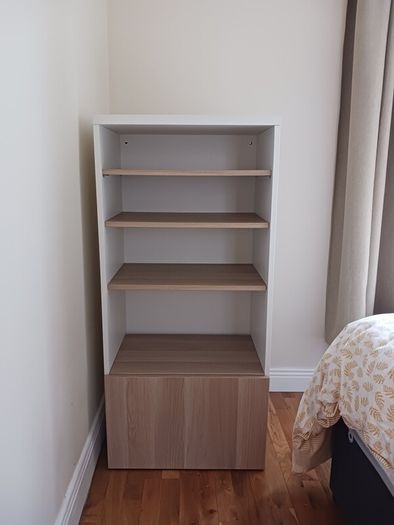 Besta cabinet with 4 shelves and 1 deepdrawer. Perfect condition