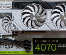 Asus Dual RTX4070 Super 12GB White Graphics Card