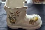 Beautiful Large Porcelain Boot Vase Postage Available,