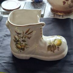 Beautiful Large Porcelain Boot Vase Postage Available,