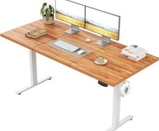 Standing Desk, 120 x 60 cm, Light Brown