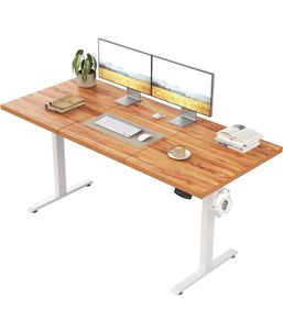 Standing Desk, 120 x 60 cm, Light Brown