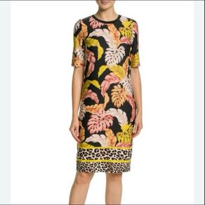 Oui Tropical Midi Dress