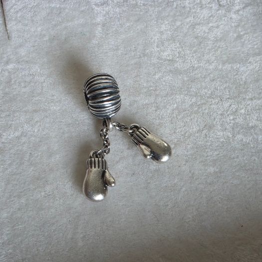 Genuine Pandora winter mittens dangle charm very good condition