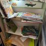 Kids bookshelf and matching bench with convertible bench Image 3