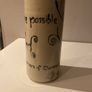 Reduced Fabulous ceramic vase with message from St Bernard of Clairveux . Image 5