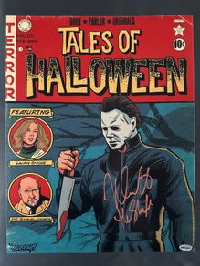 Nick Castle Autograph Halloween Comic Cover Print