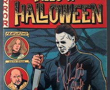 Nick Castle Autograph Halloween Comic Cover Print