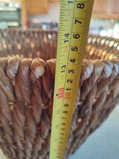 Vintage Rattan Basket Bowl