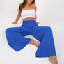 Smooth Airy Trousers with High Waist Image 2