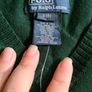 BNWT UNISEX Polo Ralph Lauren Vest Sleeveless Knitwear V Neck Embroidery in Regent Green in Small Image 2