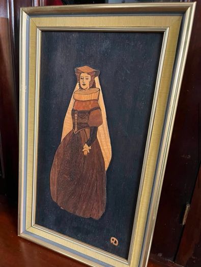 Pair Of Italian Marquetry Plaques