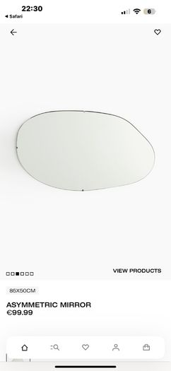 Mirror asymmetric H&M