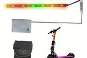 RGBIC LED Bike Scooter Light Strip, Cool Colorful Night Riding