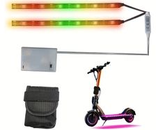 RGBIC LED Bike Scooter Light Strip, Cool Colorful Night Riding