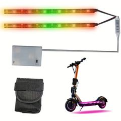 RGBIC LED Bike Scooter Light Strip, Cool Colorful Night Riding