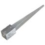 Ground Spikes 12 pcs Silver 9x9x75 cm Galvanised Steel Ground Spikes 12 pcs Silver 9x9x75 cm Galvanised Steel Image 4