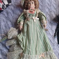 vintage porcelain doll