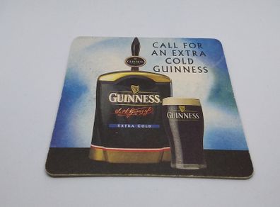 Guinness : Call For An Extra Cold Guinness - Beer Mat/Coaster