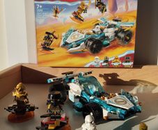 LEGO NINJAGO Dragons Rising Zanes Dragon Power Spinjitzu Race Car