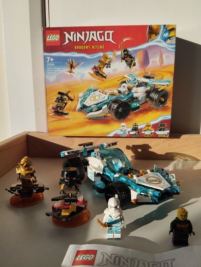 LEGO NINJAGO Dragons Rising Zanes Dragon Power Spinjitzu Race Car