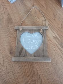 Live, Laugh, Love sign
