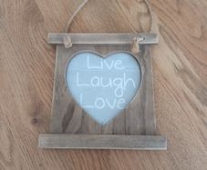 Live, Laugh, Love sign