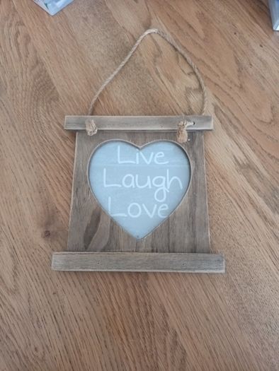 Live, Laugh, Love sign