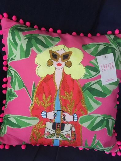 Cushions Pop Art Pair NEW  Flower Power