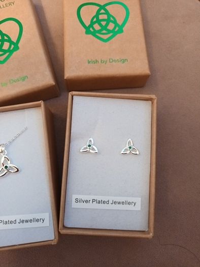 Silver earrings Gra (love ) celtic collection