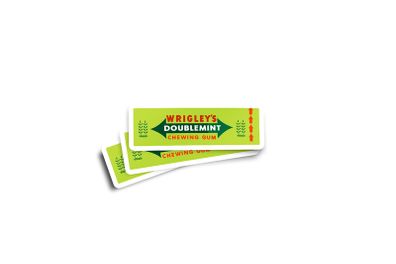 Wrigleys Doublemint Glossy Sticker 2-Pack