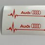 Audi Stickers Mirrors/windows x2 Image 2