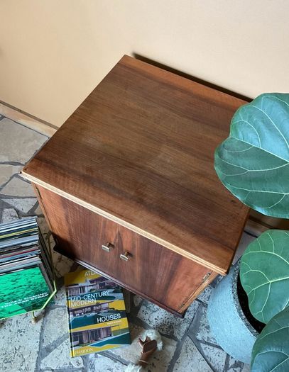 cabinet mid century vinyl cabinet