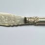 Sterling silver knife, 1901, fully silver inc blade. Intricate decoration. Image 3