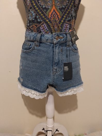 Denim Shorts, New With Tags