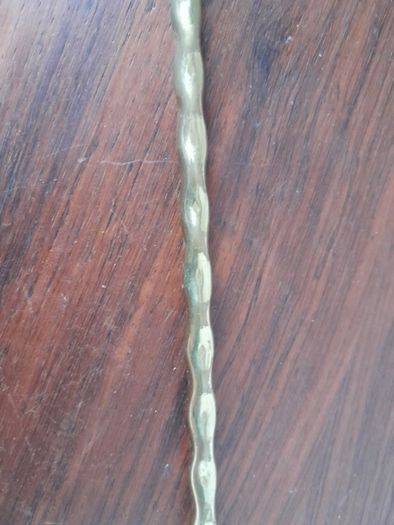 Antique Solid Brass Fire Porker
