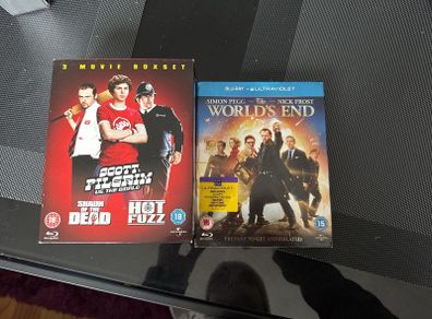 Edgar Wright Collection Blu Rays