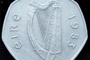 [#177] - Ireland 1983 | Irish 50p | Fifty Pence | Woodcock | KM.24
