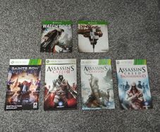 Selection of Xbox 360 and Xbox One Booklets/Manuals