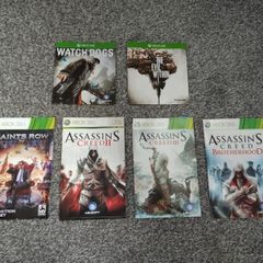 Selection of Xbox 360 and Xbox One Booklets/Manuals