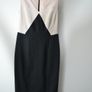 Karen Millen Black Tri-tone dress size 10 Image 3