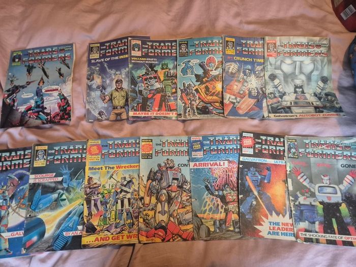Vintage Marvel UK Transformers Comics 1980s  115 plus Issues  Annuals and Specials  Job Lot
