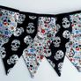 Beautiful Sugar Skulls Bunting/ Day of the Dead Bunting Image 6