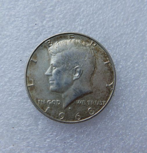 1968 Kennedy Half Dollar 40% Silver