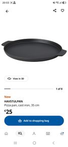 Ikea Pizza Cast iron Pan