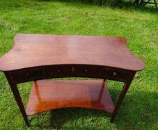Concave 3 drawer arts and craft table