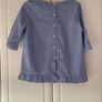 top Bnwt Lenny b top T1 button backed top blue & lace Image 6