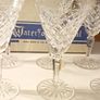 Six Waterford Crystal Wine Glasses Image 3