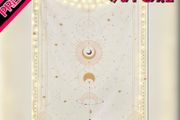 Moon Star Tapestry, Tarot Card Constellation Wall Hanging Wall Art Tapestries Home Decoration for Bedroom Living Room (MULTIPLE SIZES)